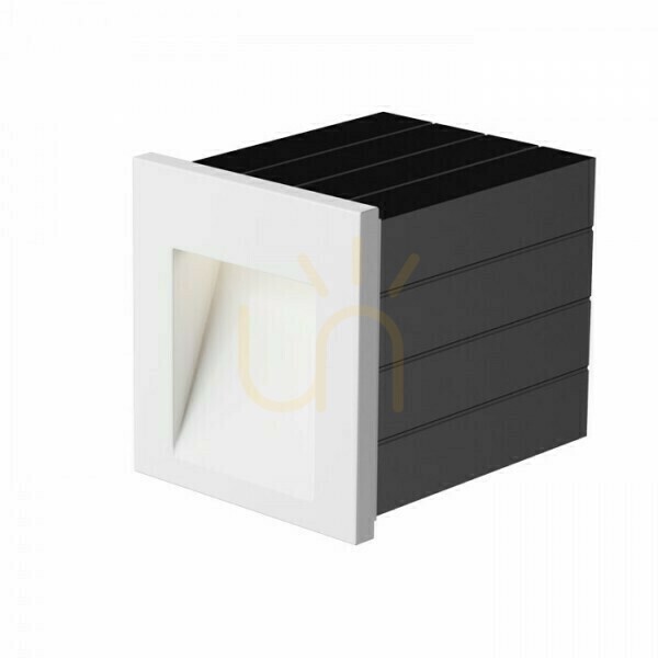 Náhľad Zapustené vonkajšie svietidlo Tess Sq White 230 V Led 3 W Ip54 3000 K Zapustené vonkajšie svietidlo Tess Sq White 230 V Led 3 W Ip54 3000 K