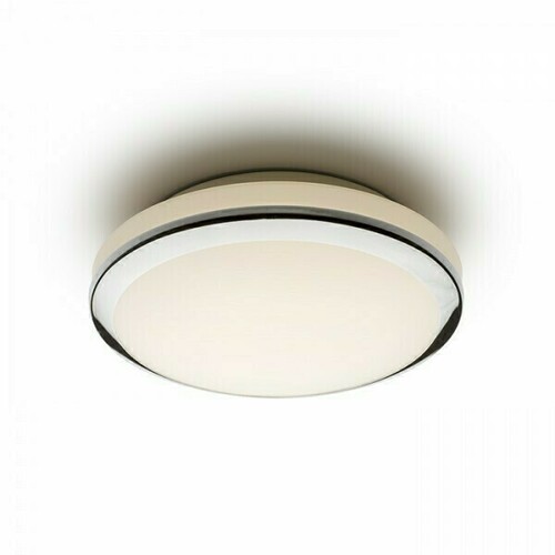 Skontrolujte Balla Kúpeľňové stropné svietidlo Chrome 230 V Led 24 W Ip44 3000 K