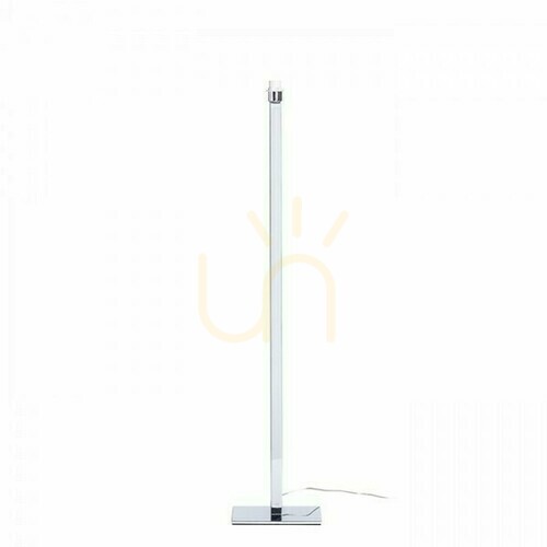 Skontrolujte Stojaca lampa Plaza biela chróm 230 V E27 42 W.