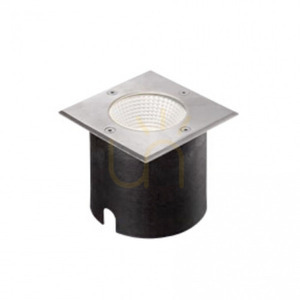 Zapustené vonkajšie svietidlo Rizz Sq 125 Nerezová oceľ 230 V Led 7 W 41° Ip67 3000 K small 2