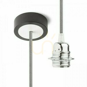 Tienidlo, šesťhranné tienidlo Závesná sada Cp+C/Bk+Cho+Bp1 230 V E27 28 W. small 3