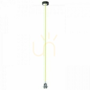 Závesná súprava na tienidlo Rendl HEX R11912 E27, čierna, limetkový kábel 150 cm small 1