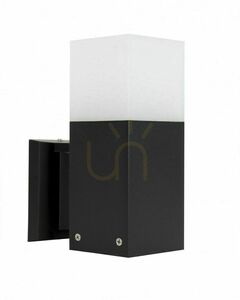 Vonkajšie nástenné svietidlo SU-MA CUBE čierne E27 IP44 CB-K BL small 0