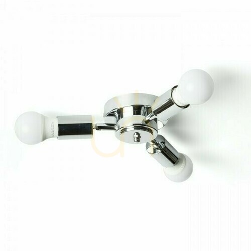 Skontrolujte Príslušenstvo pre tienidlá Poste Ceiling Base Chrome 230 V E27 3x20 W.
