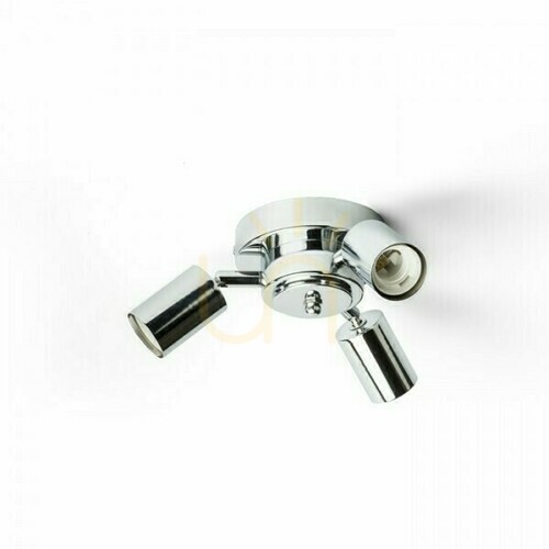 Skontrolujte Príslušenstvo pre tienidlá Poste Ceiling Base Chrome 230 V E27 3x20 W.