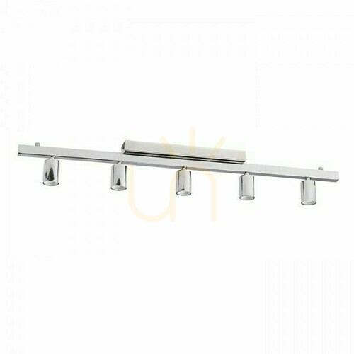 Skontrolujte Tienidlo, tienidlo Rallong V stropná základňa Chrome 230 E27 5x42 W.