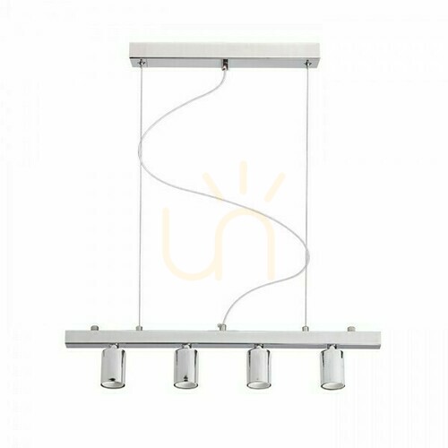 Skontrolujte Tienidlo, tienidlo Rallong Iv Pendant Base Chrome 230 V E27 4x42 W.