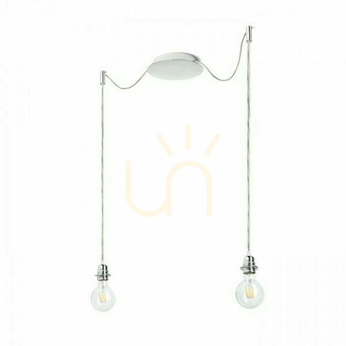 Skontrolujte Tienidlo, tienidlo Kombix 2 Závesná sada Chp+Tk+Cho 230 V E27 2x28 W.