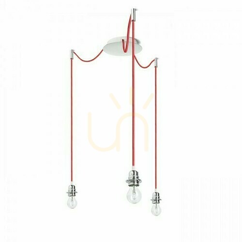 Skontrolujte Tienidlo, tienidlo Kombix 3 Závesná sada Chp+Czk+Cho 230 V E27 3x28 W.