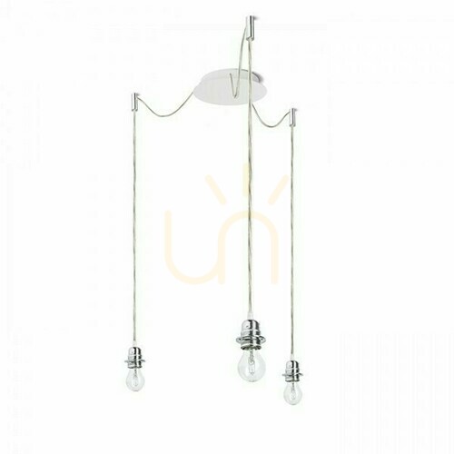 Skontrolujte Tienidlo, tienidlo Kombix 3 Závesná sada Bp+Tk+Cho 230 V E27 3x28 W.