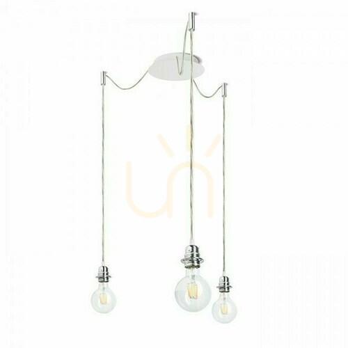 Skontrolujte Tienidlo, tienidlo Kombix 3 Závesná sada Bp+Tk+Cho 230 V E27 3x28 W.
