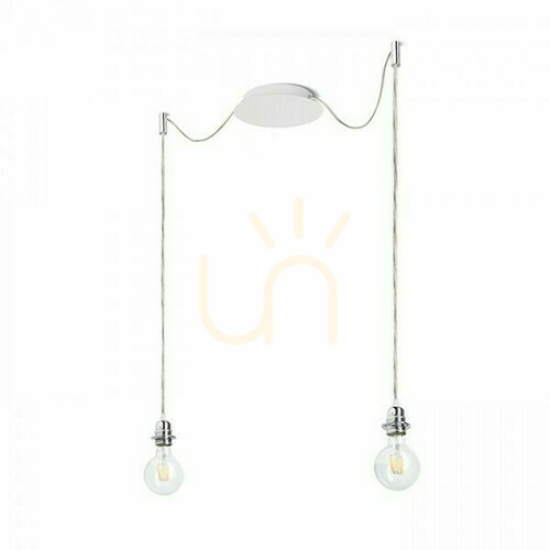 Skontrolujte Tienidlo, tienidlo Kombix 2 Závesná sada Bp+Tk+Cho 230 V E27 2x28 W.