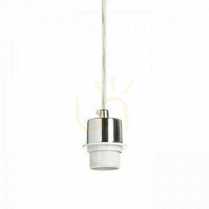 Tienidlo, tienidlo Viac 60 Stropný závesný podstavec chróm 230 V E27 3x42 W. small 1