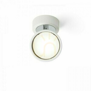 Pixie Povrchová lampa nastaviteľná biela chróm 230 V Led Gx53 7 W. small 1