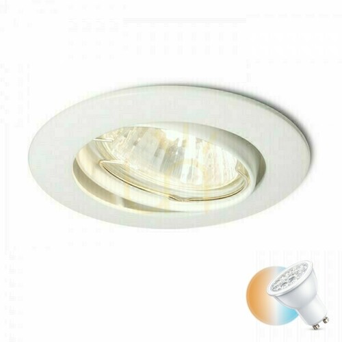 Skontrolujte Zapustené svietidlo Topic R Directional White Matte 230 V Gu10 50 W.