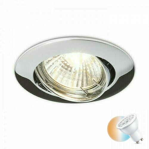 Skontrolujte Smerové zapustené svietidlo Rendl TOPIC R chróm GU10 LED 8 W R11742
