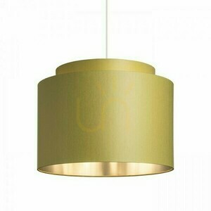 Tienidlo, tienidlo Double 40/30 Chintz Olive/Silver Foil Max. 23 W small 3