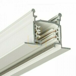 Eutrac Lighting Rail 2m 3 fázy. Zapustený biely 230 V small 3