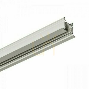 Eutrac Lighting Rail 2m 3 fázy. Zapustený biely 230 V small 0