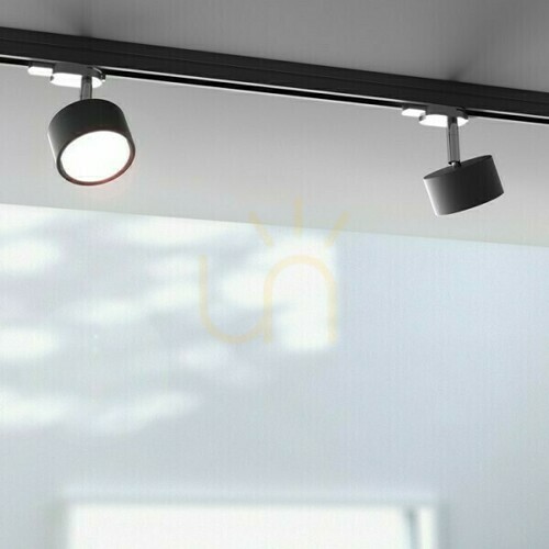 Skontrolujte Pixie Spotlight pre 3-fázovú koľajnicu čierny chróm 230 V Led Gx53 7 W.