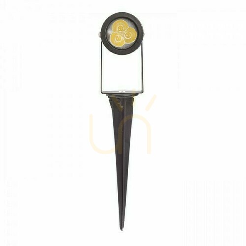 Skontrolujte Vonkajší reflektor Gun On Wedge Black 230 V Led 3x1 W 30° Ip65 3000 K