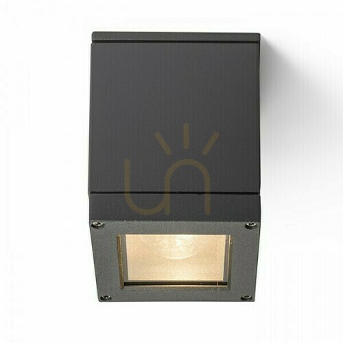 Skontrolujte Plafonds Outdoor Quadra M Stropný antracit 230 V E27 75 W Ip54