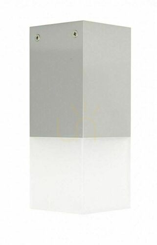 Skontrolujte Vonkajšie stropné svietidlo SU-MA CUBE strieborné CB-S AL IP44