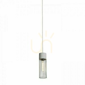 Závesné svietidlo BURTON pre 3-fázovú lištu E27 11W betón/čierna 40 cm R13816 RENDL small 2