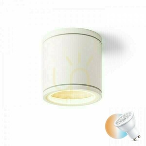 Plafón Vonkajší Lizzi Stropný biely 230 V Gu10 35 W Ip54 small 0