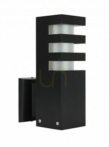 Vonkajšie nástenné svietidlo SU-MA RADO K BL čierne IP54 E27 18 W small 0