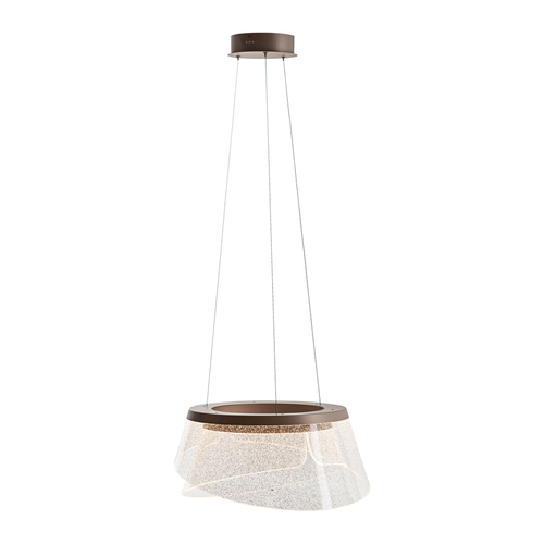 Skontrolujte Závesná LED lampa Italux bronzová 47W 3000K 3400 lm PND-59178-47W-3K