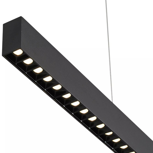Skontrolujte SIGI I LED 36W závesné svietidlo čierne 150 cm PL0126-BK - YASKR