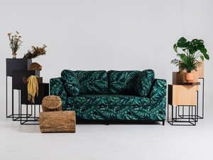 Kvetináč PALMUS METAL 60x35x35 - dub(3395), čierny small 2