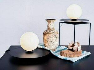 Stolná lampa SKIVA BALL S - čierna small 1