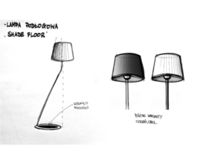 SHADE podlahová lampa - čierne tienidlo, čierna small 5