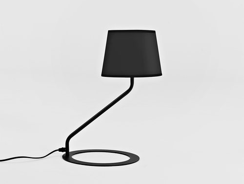 Skontrolujte SHADE stolová lampa - čierne tienidlo, čierna.
