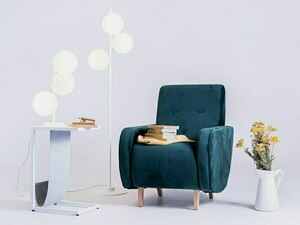 Stojacia lampa BOBLER - biela small 2