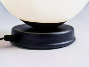 Stolová lampa CustomForm MANEN M, mliečna guľa Ø20 cm, čierna podstava, E27 small 4