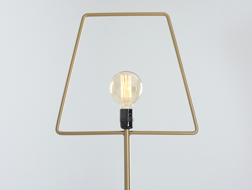 Skontrolujte Podlahová lampa FIRKANT FLOOR - zlatá