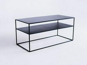 RTV stôl TENSIO 2 FLOOR METAL 100x45 - čierny small 3