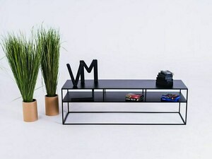 RTV stôl TENSIO 2 FLOOR METAL 150x45 - čierny small 2