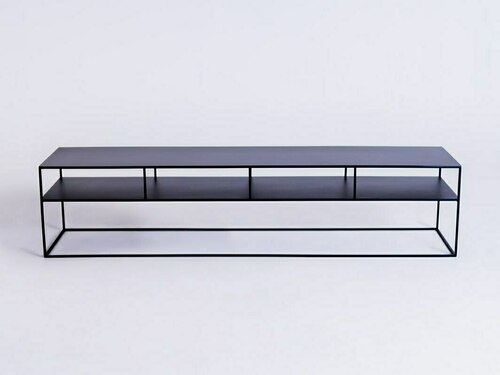 Skontrolujte RTV stôl TENSIO 2 FLOOR METAL 200x45 - čierny