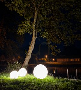 Záhradná guľa Lunares Luna Ball 30 cm biela LED E27 IP44 LB30B small 4