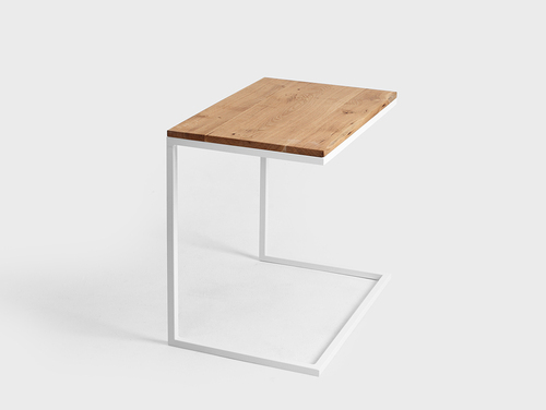 Skontrolujte Stôl LUPE SOLID WOOD 60 - dub, biely