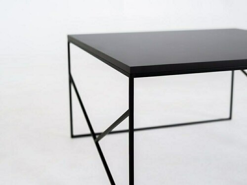 Skontrolujte Konferenčný stolík CustomForm FANCY BASIC 80 × 80 cm, čierny