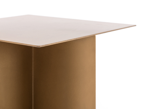 Skontrolujte Odkladací stolík CustomForm OLI METAL 30 zlatý 30×30×60 cm