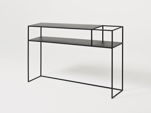 Skontrolujte Konzola SENSO FLOWER METAL 120x25 P - čierna