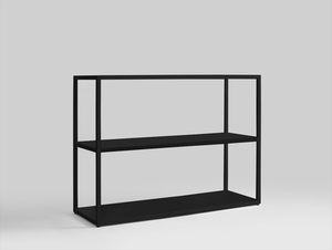 Knižnica HYLLER METAL 100x75 - čierna small 3