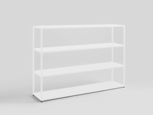 Regál HYLLER METAL 150x110 - biely small 0