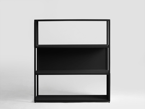 Knižnica HYLLER SIDE METAL 100x110 - čierna small 3